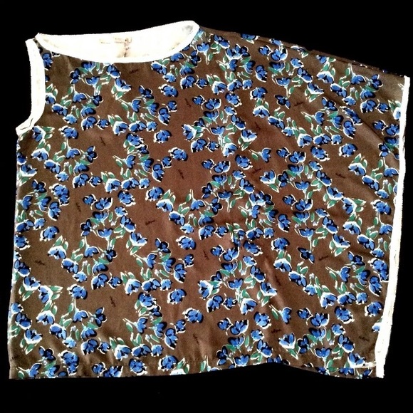 Nell and Me Silk One Sleeve Floral Blouse S - Picture 2 of 6